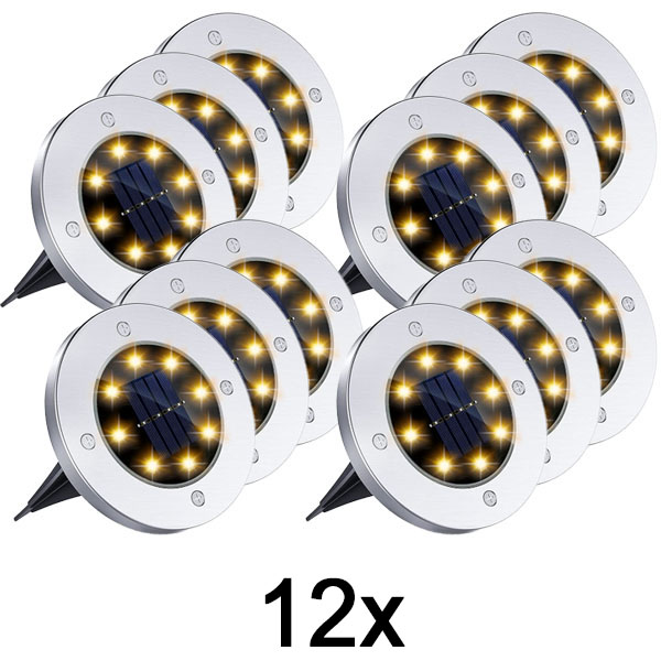 4x Solar-Bodenleuchten für den Außenbereich (3 Stück) | LUMIGARD